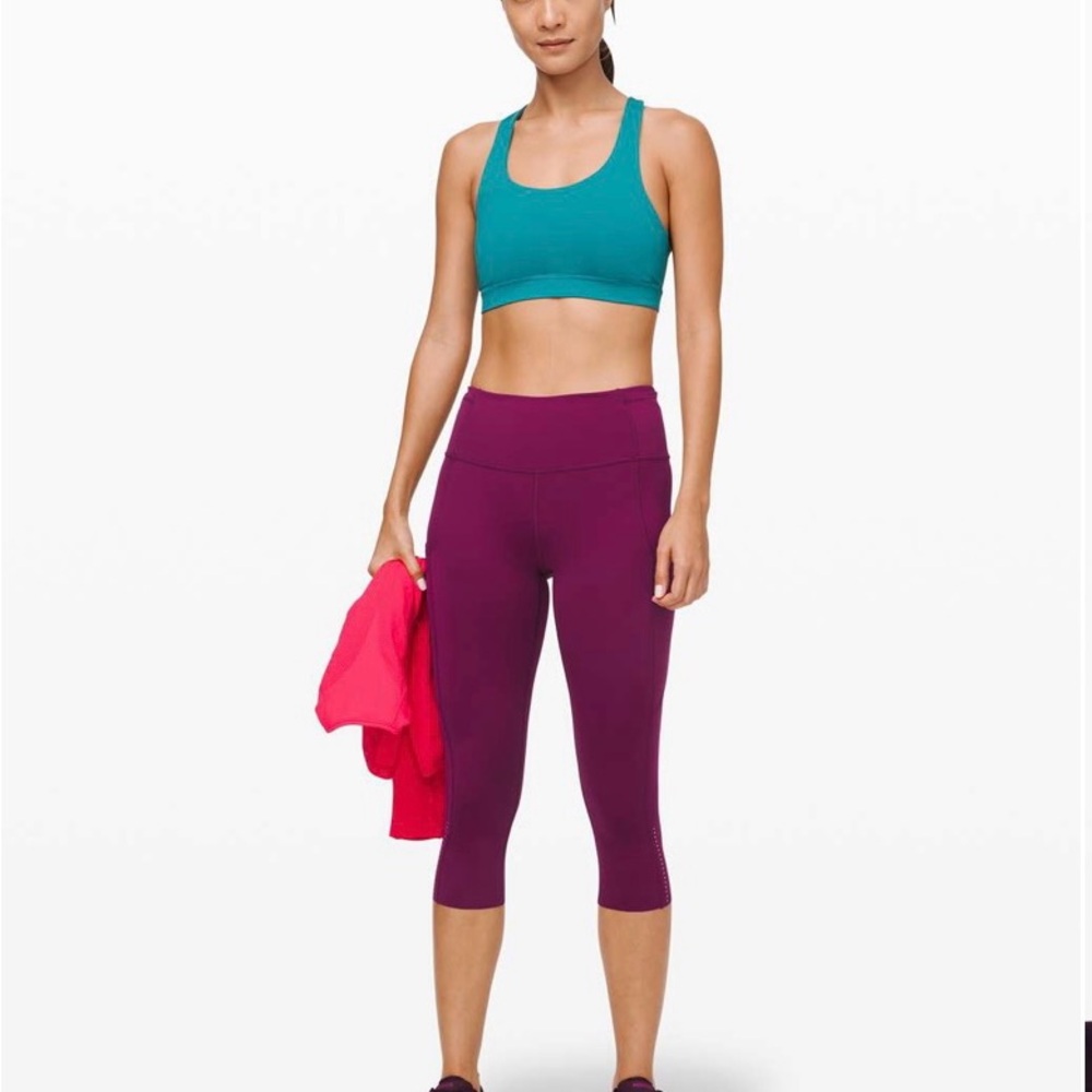 Lululemon Fast and Free Crop II 19" *Nulux - Picture 2 of 13